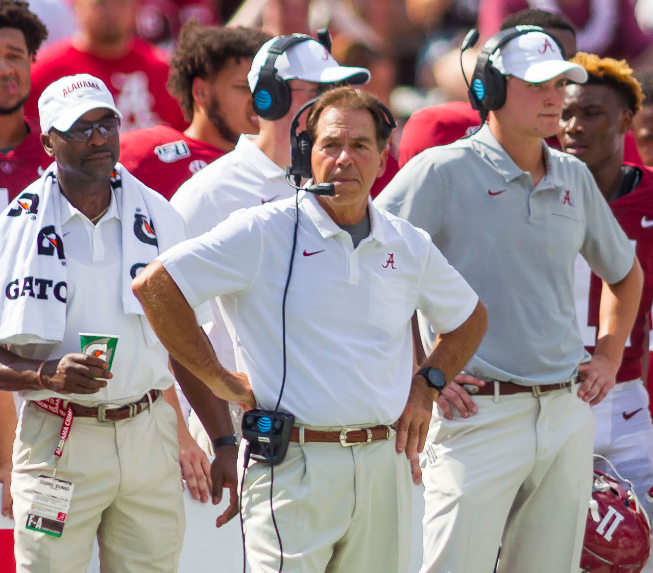 Alabama’s Nick Saban already testy